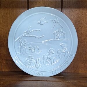 FRANKOMA 1978 Christmas Pottery Plate